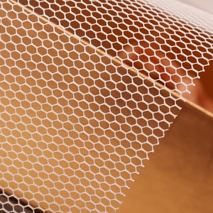 Vải Lưới Cứng Cứng Hình Lục Giác Dệt Kim Chắc Chắn Màu Trắng <span class=keywords><strong>50D</strong></span> 100% Polyester Dành Cho Váy Cưới Cô Dâu Có Hàng - Product Image 3