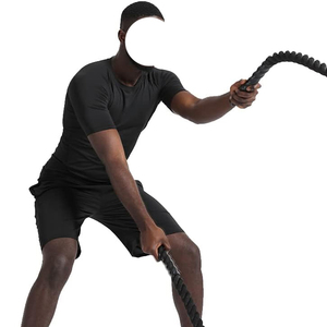 Survêtement personnalisé de haute qualité tenue décontractée ensemble de gymnastique pour hommes vêtements de sport pour hommes survêtements 2 pièces costume de jogging de gymnastique pour hommes ensemble de gymnastique - Product Image 4