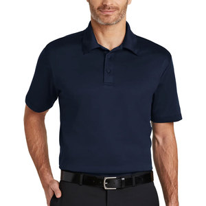 เสื้อโปโลแขนสั้นผ้าฝ้ายระบายอากาศทรงหลวมพิมพ์ลายตามสั่ง - Product Image 1
