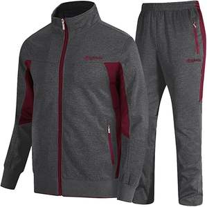 Conjunto de Sudadera con Capucha y Pantalones Deportivos Unisex con Logotipo Personalizado, Ropa Deportiva de Poliéster para Invierno, para Correr y Hacer Ejercicio, Chándal Liso - Product Image 1