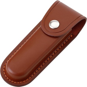 Longue gaine en cuir faite à la main personnalisée pour couteau pliant couteau de poche gaine en cuir - Product Image 4