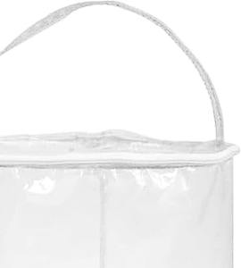 Étui pour fez maçonnique - Matériau transparent avec fermeture éclair, type de tissu : plastique. Instructions d'entretien : Lavage à la main uniquement. - Product Image 6