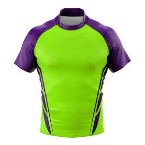 Maillot de rugby de meilleure qualité, vêtements d'entraînement sur mesure en polyester à manches courtes, vêtements de sport, chemises de rugby - Product Image 6
