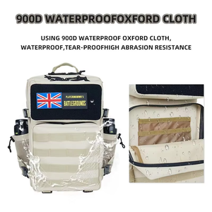 Sac à dos tactique imperméable en Oxford 900D, 25-55L, antivol, léger, pour commandes OEM, équipement tactique, sports de plein air, expéditions - Product Image 3
