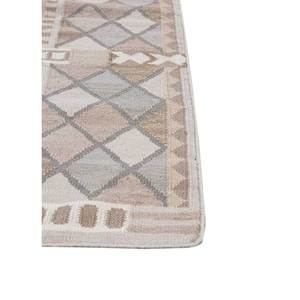 ADWL-13266 Ivory Flat Weave Wool Rugs Geometric Handmade Rectangle Rugs for Home Living Room Bedroom for Teens-for <b>Hallways</b> - Product Image 4