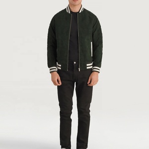 OVO Stanford University Winter Varsity Jacket Stand Collar Manga larga Puños acanalados Letterman Design 100% Tela de lona de algodón - Product Image 6