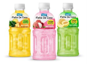 Botella de Jugo de Frutas y Verduras Bajo en Grasa de 320 ml, Caja de Jugo con Sabor a Nata de Coco, Mango, Coco, Naranja, Manzana, Piña, Melocotón, Tamarindo - Product Image 2