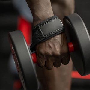 สายรัดข้อมือยกน้ำหนักแบบกันลื่น ผลิตจากผ้าฝ้ายผสมโพลีเอสเตอร์ ระบายอากาศได้ดี เหมาะสำหรับยกน้ำหนัก พาวเวอร์ลิฟติ้ง ออกกำลังกาย ดีดัลฟิต บอดี้บิลดิ้ง QASWA - Product Image 6