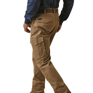 Pantalones Cargo para Hombre, Corte Regular, Nuevo Estilo de 6 Bolsillos, Cordón Ajustable, Logotipo Personalizado Impreso, Pantalones Cargo Lavados para Hombre - Product Image 4