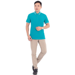 T-shirt de polo pour hommes de haute qualité: mélange de coton 210gsm pour le golf/sport, expédition rapide, OEM/ODM - Product Image 6