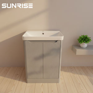 <span class=keywords><strong>Meuble</strong></span> de salle de bain suspendu avec lavabo et rangement intégré - Product Image 2