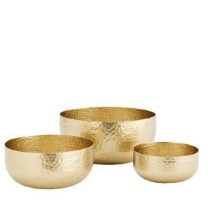 Vente en gros de bol de service en métal unique en laiton au design moderne et vintage, finition de luxe faite à la main, logo personnalisé, mariages et fêtes - Product Image 5