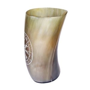 MORDEN personnalisé fabriqué à la main sculpté en verre de corne naturelle en gros pour le vin bière eau maison Restaurant hôtel inspiré - Product Image 3