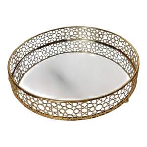 Elegant Design Metal And <b>Mirror</b> <b>Tray</b> Suitable For Festive Decor Gifting And Stylish Home Presentation - Product Image 5