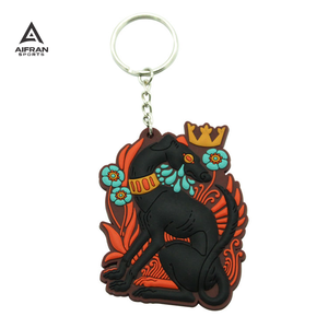 Llavero de PVC con Logotipo Personalizado AIFRAN, Llavero de Goma Suave 3D, Llavero de Silicona Promocional de Marca, Regalo al por Mayor - Product Image 2