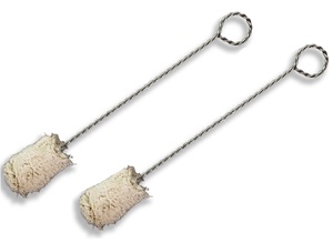 Industrial <b>Brush</b> with Pure Cotton and Galvanized Wire Bristles & Handle for Mold Lubrication (Customizable OEM/ODM) - Product Image 5