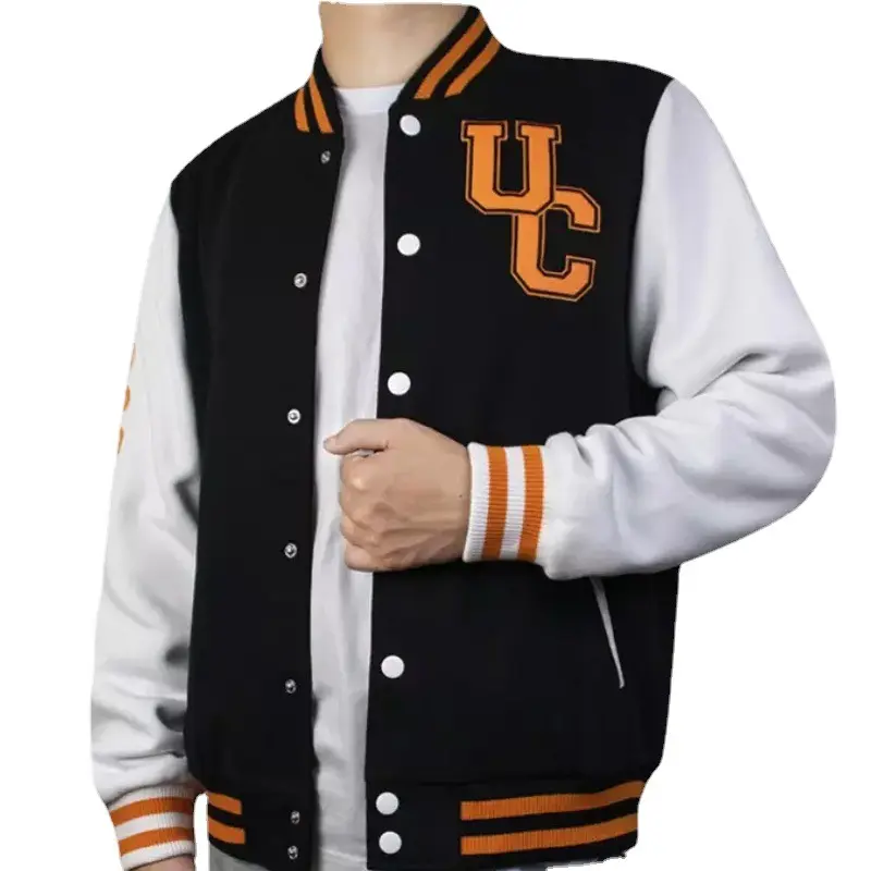 OEM कस्टम लोगो डिज़ाइन बहुराष्ट्रीय लक्जरी बेसबॉल जैकेट उच्च गुणवत्ता वाले विशेष कपड़े स्कूल लीवर जैकेट