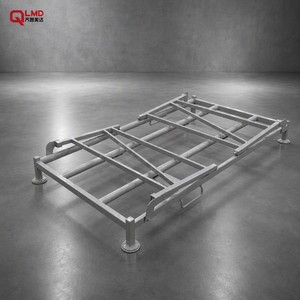Folding Steel Shelf Storage Rack | Anti-Rust Customizable Tire Stacking Rack | Warehouse Assembly Shelving