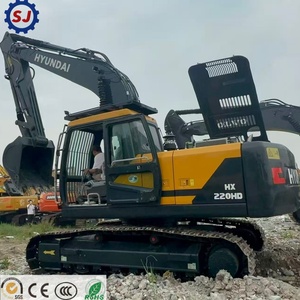 รถขุดฮุนได HX220HD มือสอง ขนาด 22 ตัน ได้รับการรับรองมาตรฐาน CE รถขุดตีนตะขาบ R215L HX230L เครื่องจักรก่อสร้างสำหรับขาย - Product Image 1