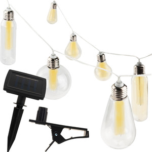 SOLAR GARLAND LAMP LED <b>STRING</b> <b>LIGHTS</b> LOFT BULB SOLAR - Product Image 1