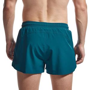 Shorts de course athlétiques pour hommes en polyester personnalisés 2 en 1, vente en gros, solides, double couche, séchage rapide, shorts de basket-ball actifs - Product Image 2