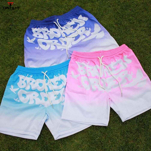 2025 personalizado hombres verano Streetwear medio Jogger pantalones cortos patrón sólido estilo Casual trabajo pantalones cortos de moda - Product Image 3