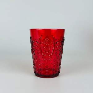 Break Resistant Plastic Embossed Water Tumbler <b>Drinking</b> <b>Cups</b> for Christmas Party Hotel - Product Image 2