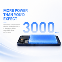 AGM N2 Android 16, 3000 mAh, 3 GB + 32 GB, 60 Hz, Octa Core, Doble SIM, Teléfono Inteligente Android 4G, Desbloqueo Facial, Mini Teléfono Inteligente