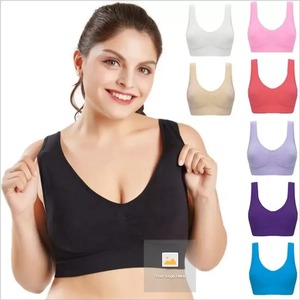 Soutien-gorge de Sport personnalisé pour femmes, grand soutien-gorge sans couture, Yoga, graisse, détachable, Double amovible, rembourré - Product Image 6