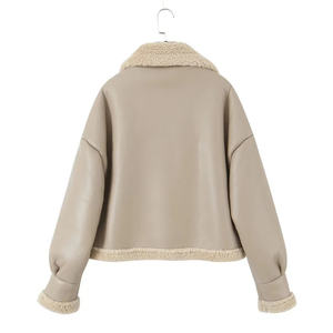 เสื้อแจ็คเก็ตหนังกลับหนาสำหรับผู้หญิง, เสื้อโค้ทหนังกลับหนาและขนเฟอร์สำหรับฤดูหนาว - Product Image 6