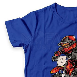 Camiseta extragrande de algodón de primera calidad negra 220GSM, camiseta gráfica estampada DTF, ropa informal urbana de moda americana - Product Image 6