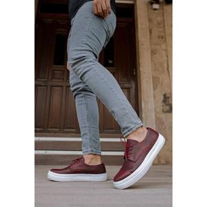 Ch005 Cbt Pıttı Zapatos Hombre Rojo Claret - Product Image 2