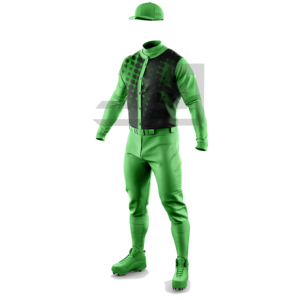 Ensemble professionnel tricoté respirant uni à manches courtes, maillot de baseball et pantalon, pour l'entraînement scolaire, club et ligue - Product Image 4