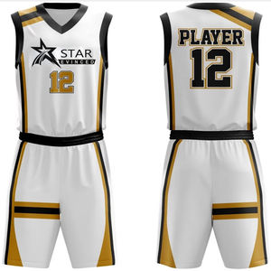 Prix d'usine uniforme de basket-ball uniforme de basket-ball respirant personnalisé concevoir votre propre uniforme de basket-ball - Product Image 2