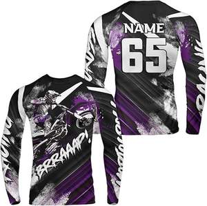 2025 último estilo personalizado de alta calidad Rush Guard para hombres OEM Logo personalizado Rash Guard con Rush Gurads - Product Image 4