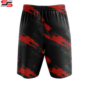 กางเกงขาสั้นสำหรับฤดูร้อนกางเกงขาสั้นบาสเก็ตบอลขนาด6นิ้วแบบตาข่ายตามสั่งมีดีไซน์และสไตล์ของคุณเองจากปากีสถาน - Product Image 4