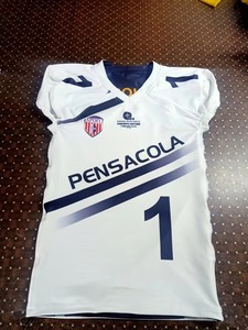 เสื้อเจอร์ซีย์อเมริกันฟุตบอลปักเย็บสำหรับผู้ชายสไตล์ว่างเปล่า32ทีม - Product Image 4