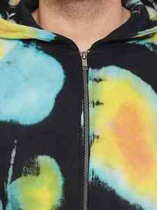 Survêtement Tie Dye pour hommes lourds prix abordable meilleur usine vente en ligne survêtement respirant à coupe automatisée pour hommes - Product Image 3