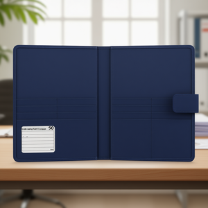 Durable Labeling <b>Pocket</b> A5 Landscape Dark Blue 50 Pack File <b>Folder</b> Accessories - Product Image 3