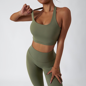 Vêtements de sport pour femmes sur mesure en gros, ensembles de yoga, vêtements de sport pour femmes, ensembles de yoga de haute qualité, taille élastique - Product Image 4