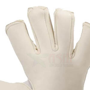 Gants de gardien de but de football en cuir professionnel avec paume en latex, sangle de poignet, adhérence antidérapante, coupe-vent, haute performance, utilisation en extérieur - Product Image 5