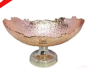 Bol de service décoratif de nourriture et de salade de table de forme ronde d'aspect martelé pour le restaurant et le bar d'hôtel - Product Image 5