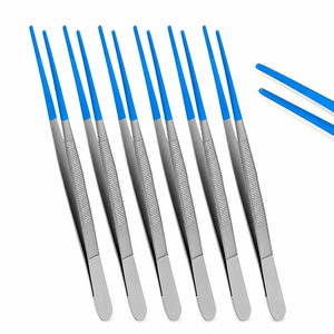 ชุดเครื่องมือผ่าตัด SUAVE SURGICAL INSTRUMENTS 6 ชิ้น คีมตัดแบบมีเคลือบสีน้ำเงิน ขนาด 8 นิ้ว คีมผ่าตัดแบบหยัก ชุดเครื่องมือผ่าตัด - Product Image 3