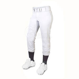 Conjunto de Uniforme de Softbol para Mujer, Jersey y Pantalones con Logotipo Personalizado, Atuendo Deportivo Transpirable de Secado Rápido, 100% Poliéster con Bolsillos - Product Image 4