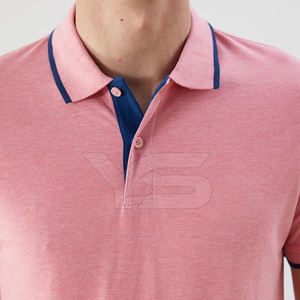 Polo informal para hombre en color único, ropa informal de talla grande, Polo de golf personalizado para hombre con opción multicolor - Product Image 3