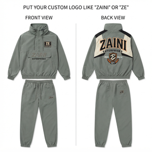 ZAINI ZI-166 130 GSM Veste coupe-vent pour homme en polyester tricoté premium, gris noir, respirante, hiver, à capuche, décontractée, personnalisable - Product Image 1