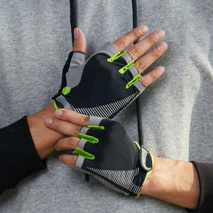 Gant de cyclisme personnalisé de la meilleure qualité en cuir Gants de cyclisme Original Sports Demi-doigt antidérapant en néoprène pour hommes et femmes - Product Image 3