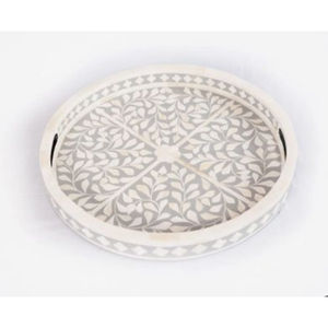 Décor élégant plateaux de service nacre décor de table plateaux de service alimentaire célébration de l'Aïd plateaux de serveur de dessert au chocolat - Product Image 2