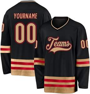 Professionele Maatwerk Gesublimeerde Hockeytruien Op Maat Gemaakte Nieuwe Aankomst Uniformen Pro Ijshockey Uniform - Product Image 5