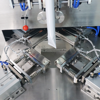 Machine de remplissage et de scellage automatique de sachets de liquides (crème corporelle, shampoing, boissons, produits chimiques) de 25 ml, haute précision, avec PLC